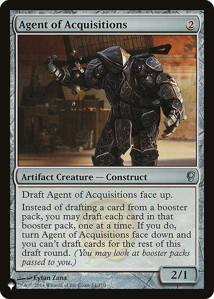 Agent of Acquisitions [The List Reprints] | Gamer Loot