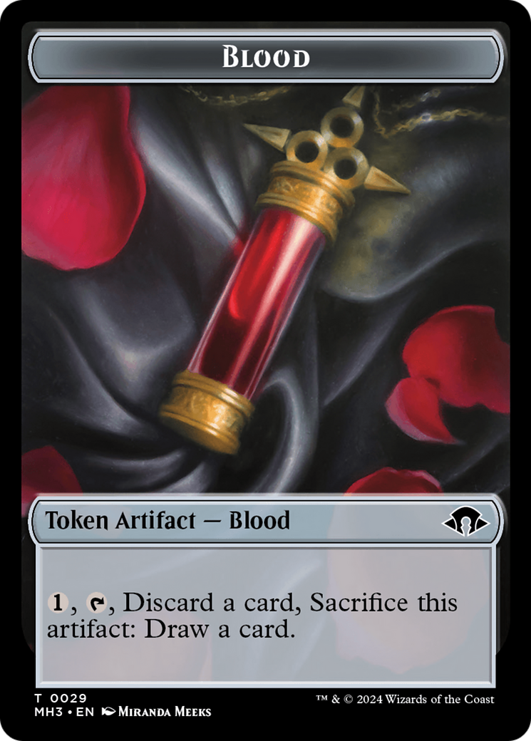 Blood // Energy Reserve Double-Sided Token [Modern Horizons 3 Tokens] | Gamer Loot