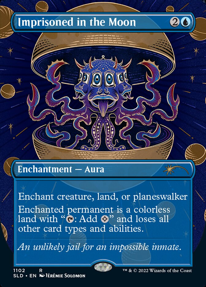 Imprisoned in the Moon (Borderless) [Secret Lair Drop Series] | Gamer Loot