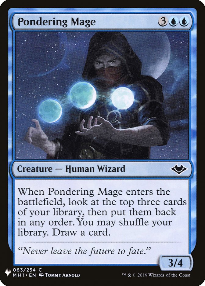 Pondering Mage [Mystery Booster] | Gamer Loot