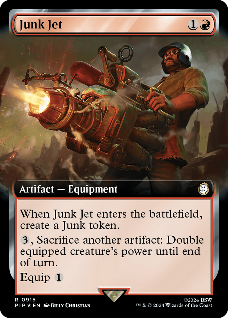 Junk Jet (Extended Art) (Surge Foil) [Fallout] | Gamer Loot