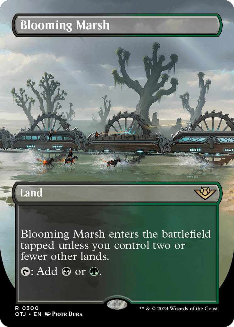 Blooming Marsh (Borderless) [Outlaws of Thunder Junction] | Gamer Loot