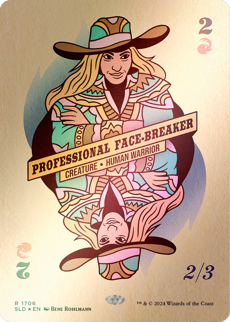 Professional Face-Breaker (Rainbow Foil) [Secret Lair Drop Series] | Gamer Loot