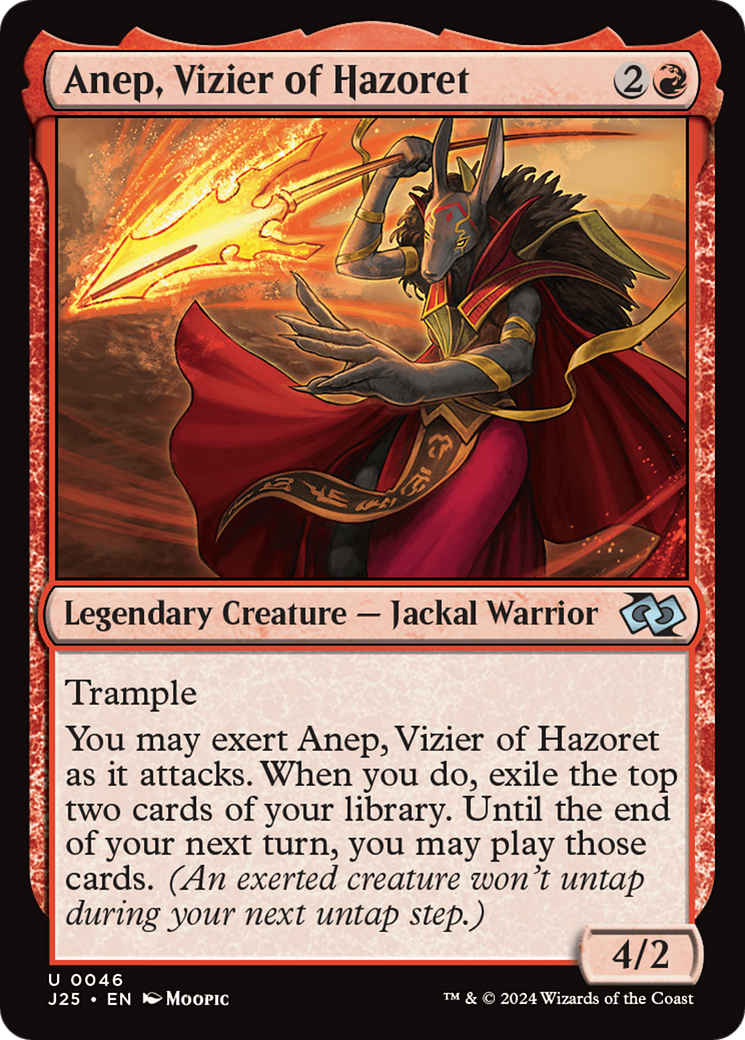 Anep, Vizier of Hazoret (Anime) [Foundations Jumpstart] | Gamer Loot