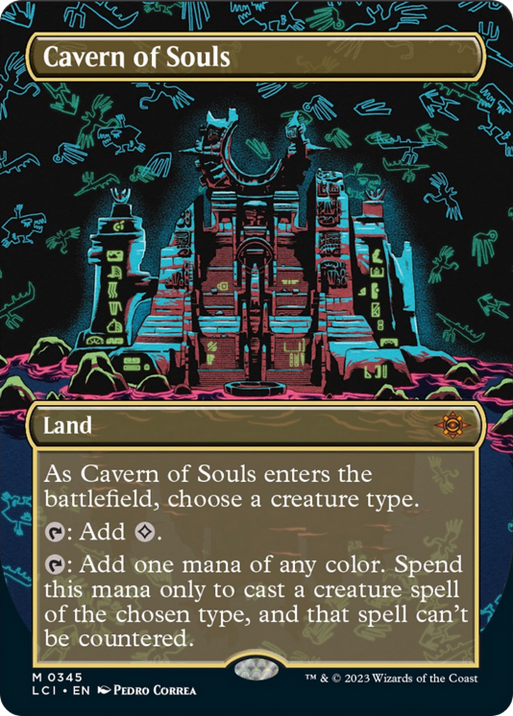 Cavern of Souls (0345) (Borderless) [The Lost Caverns of Ixalan] | Gamer Loot