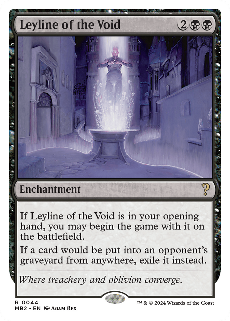 Leyline of the Void (White Border) [Mystery Booster 2] | Gamer Loot