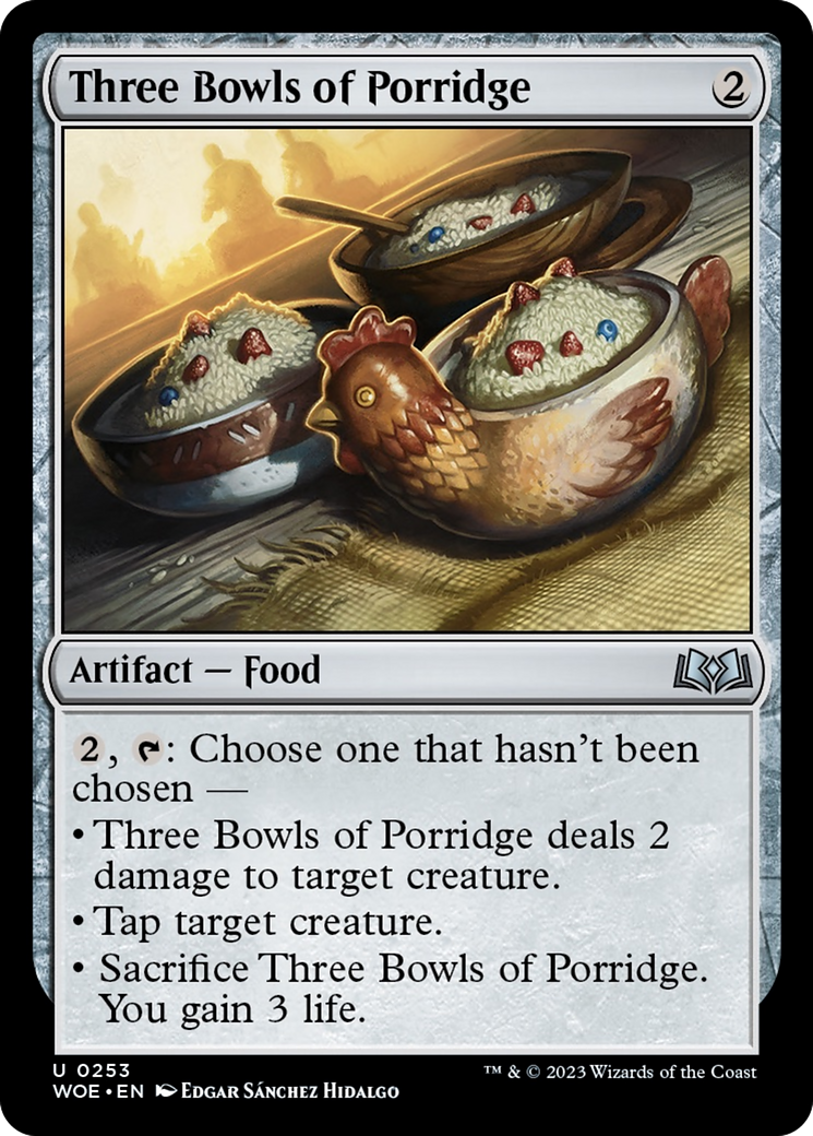 Three Bowls of Porridge [Wilds of Eldraine] | Gamer Loot