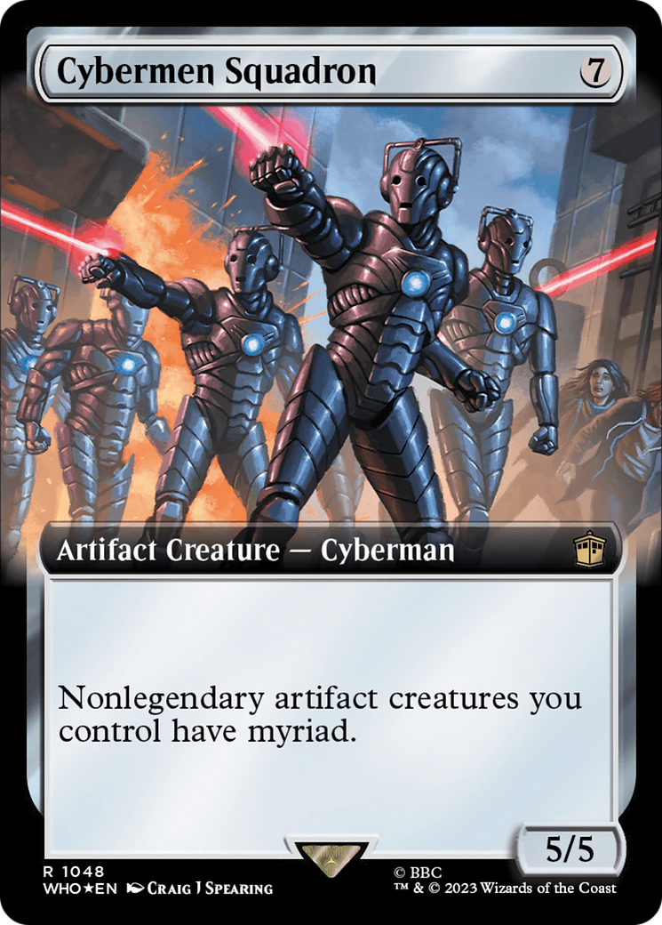 Cybermen Squadron (Extended Art) (Surge Foil) [Doctor Who] | Gamer Loot