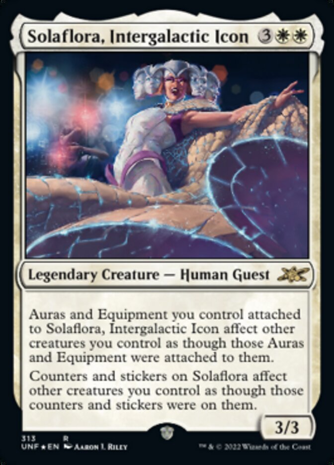 Solaflora, Intergalactic Icon (Galaxy Foil) [Unfinity] | Gamer Loot