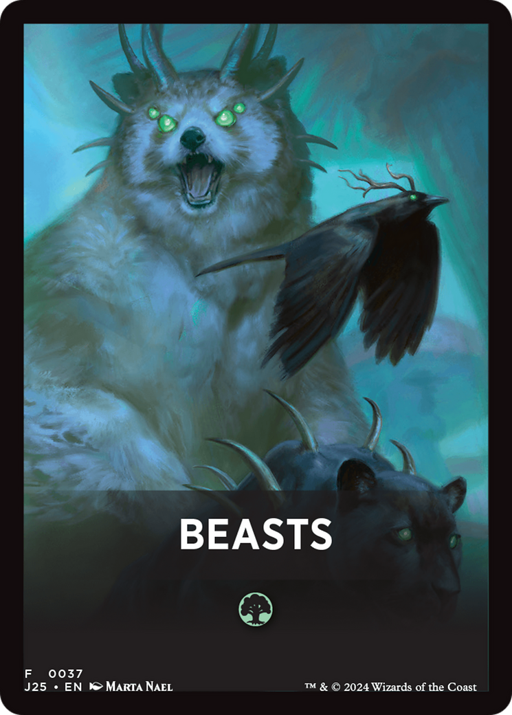 Beasts Theme Card [Foundations Jumpstart Front Cards] | Gamer Loot