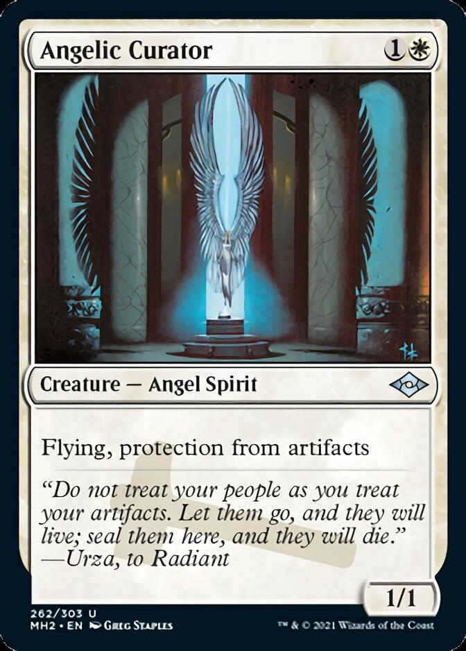 Angelic Curator (Foil Etched) [Modern Horizons 2] | Gamer Loot