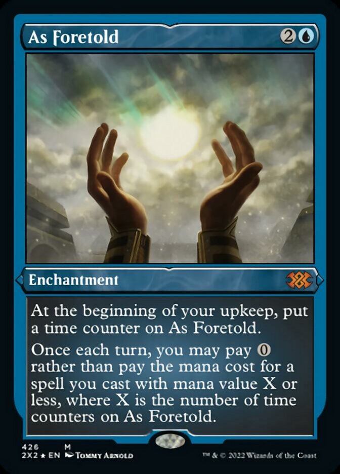 As Foretold (Foil Etched) [Double Masters 2022] | Gamer Loot