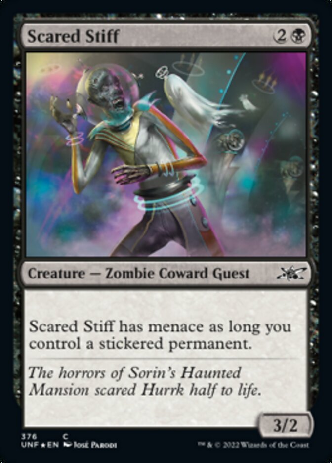 Scared Stiff (Galaxy Foil) [Unfinity] | Gamer Loot