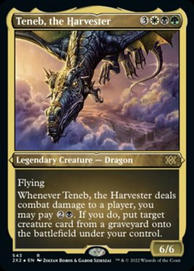 Teneb, the Harvester (Foil Etched) [Double Masters 2022] | Gamer Loot