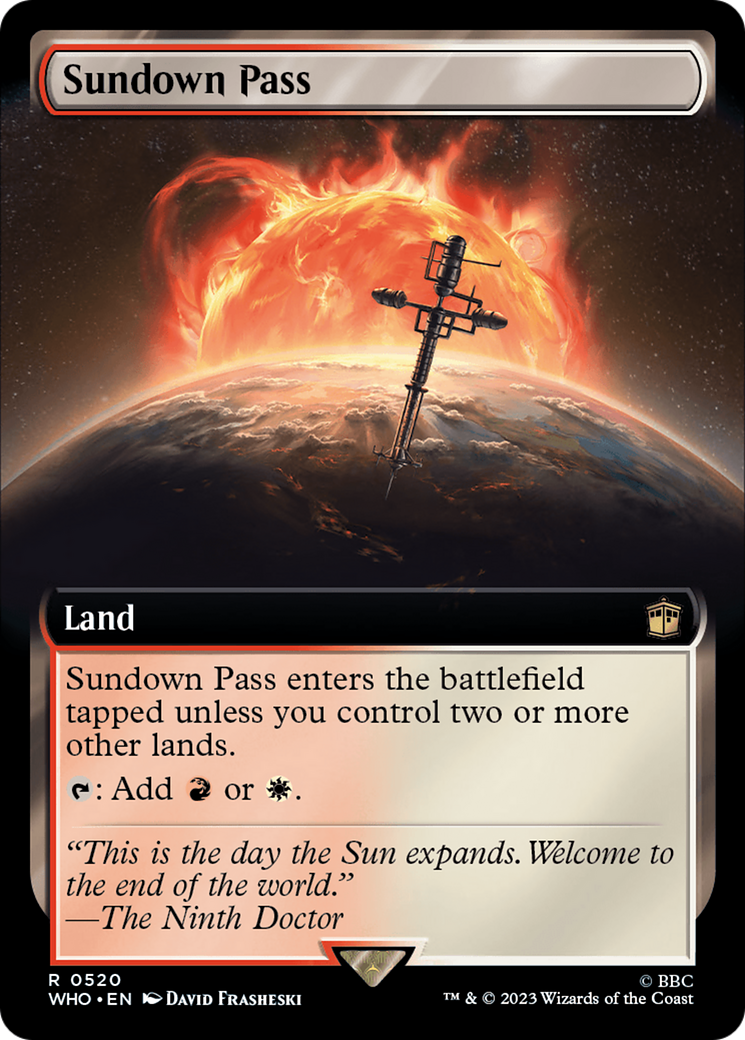 Sundown Pass (Extended Art) [Doctor Who] | Gamer Loot