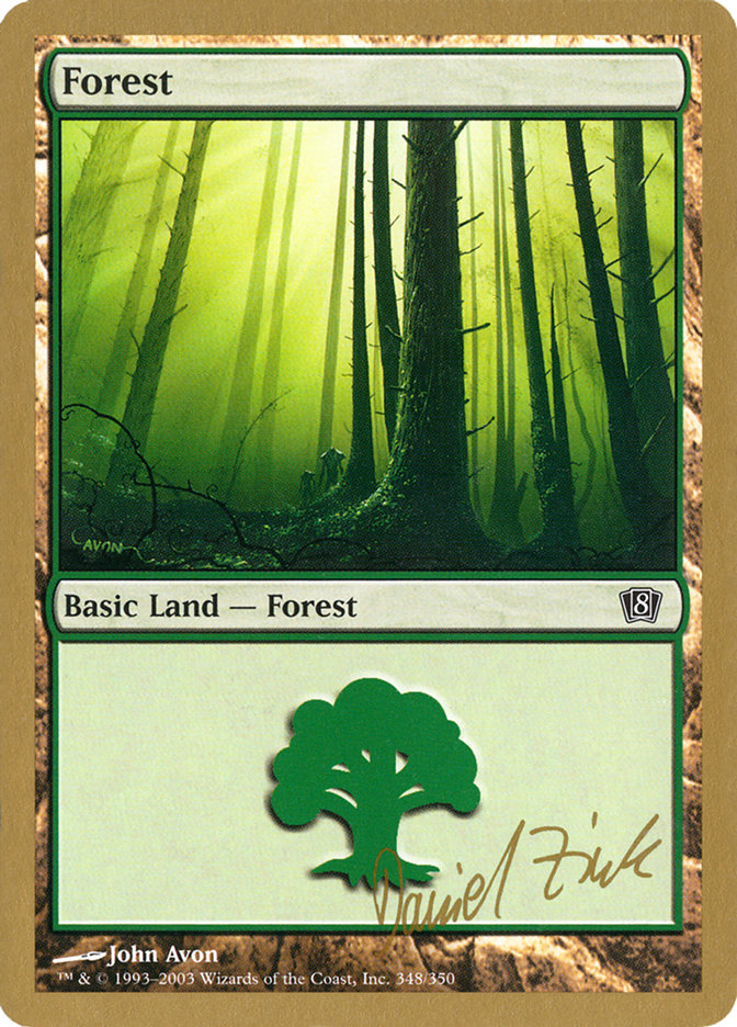 Forest (dz348) (Daniel Zink) [World Championship Decks 2003] | Gamer Loot