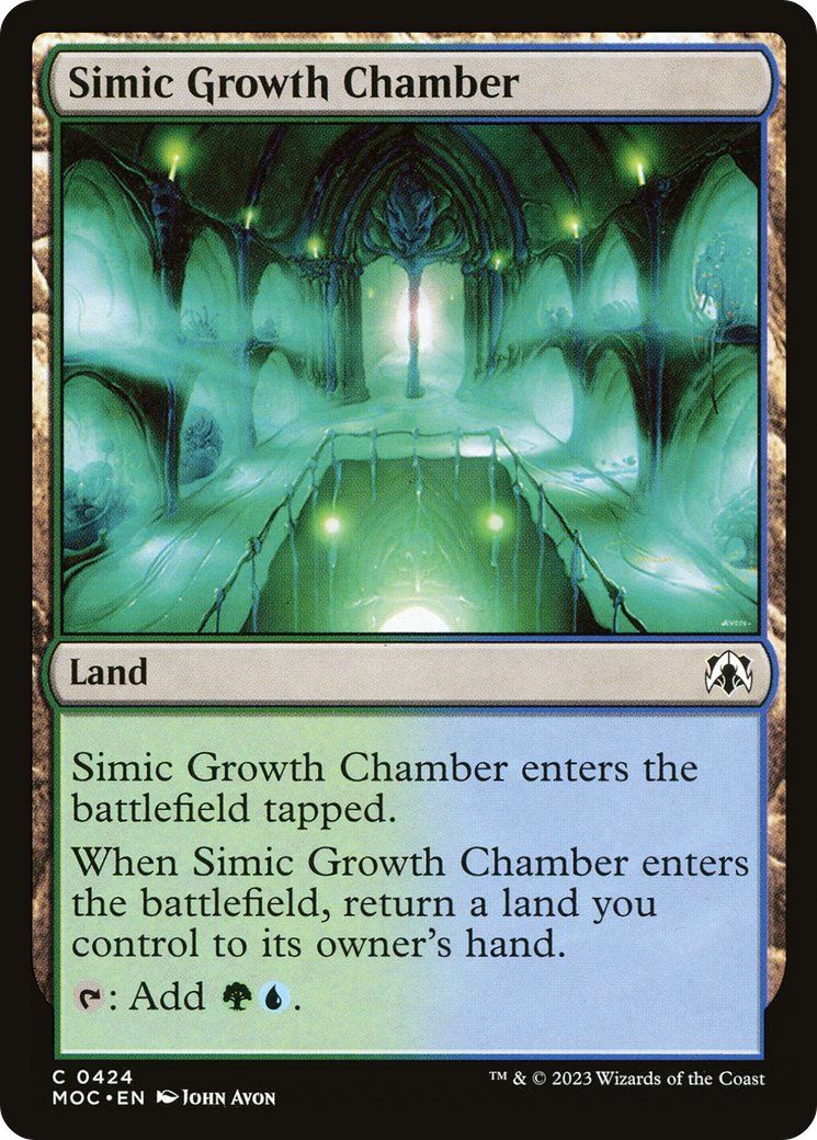 Simic Growth Chamber [March of the Machine Commander] | Gamer Loot