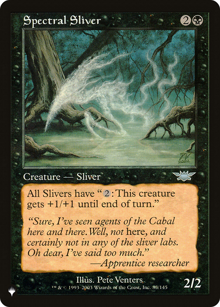 Spectral Sliver [The List Reprints] | Gamer Loot