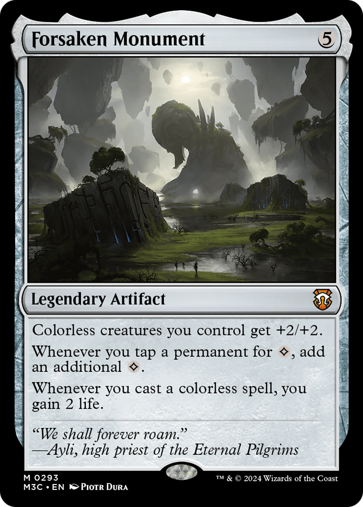 Forsaken Monument (Ripple Foil) [Modern Horizons 3 Commander] | Gamer Loot