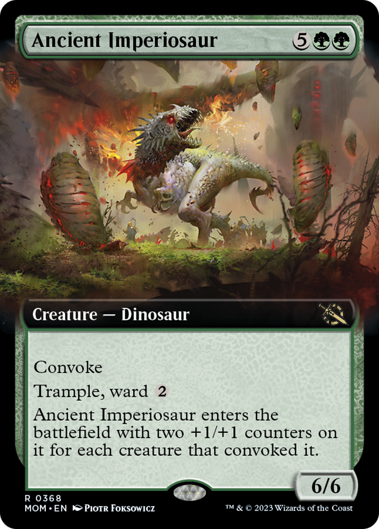 Ancient Imperiosaur (Extended Art) [March of the Machine] | Gamer Loot