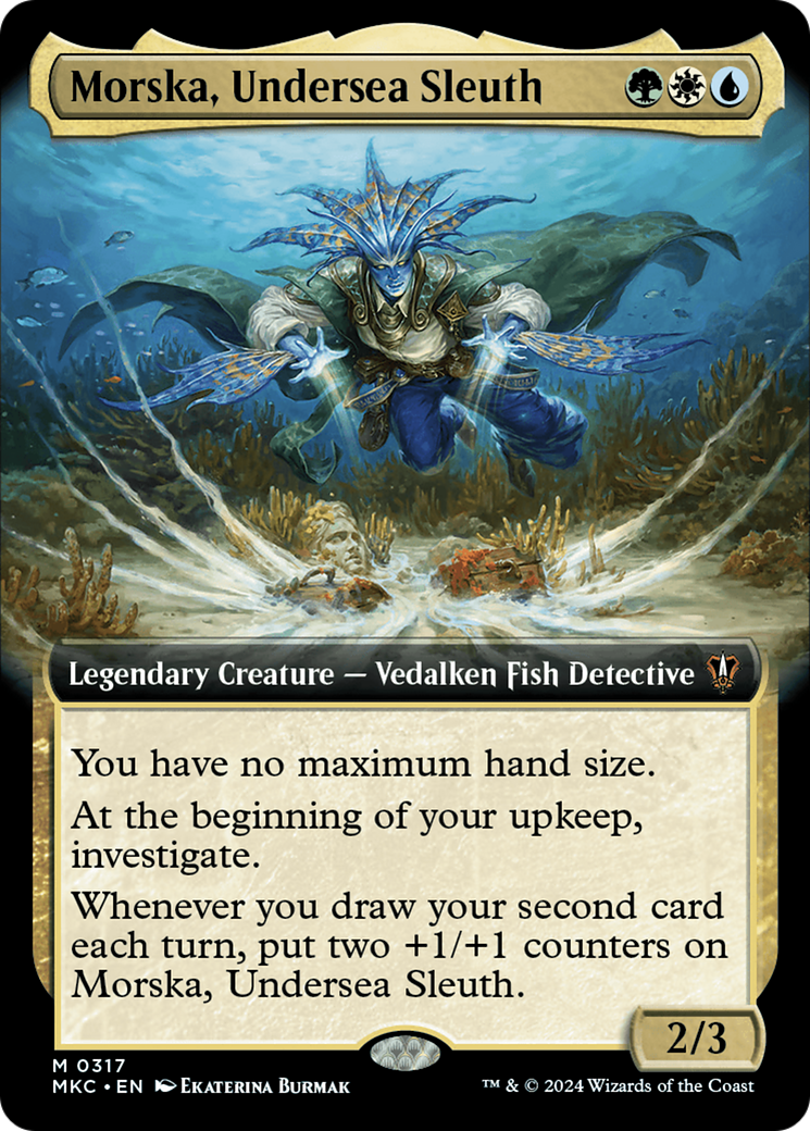 Morska, Undersea Sleuth (Extended Art) [Murders at Karlov Manor Commander] | Gamer Loot