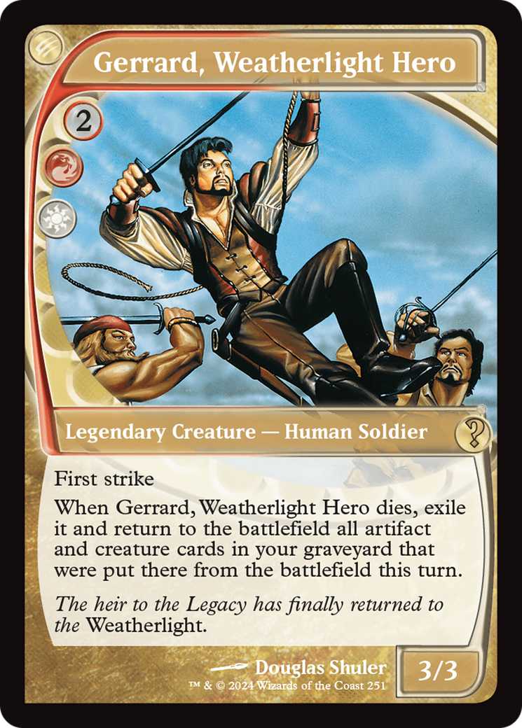 Gerrard, Weatherlight Hero (Future Sight) [Mystery Booster 2] | Gamer Loot