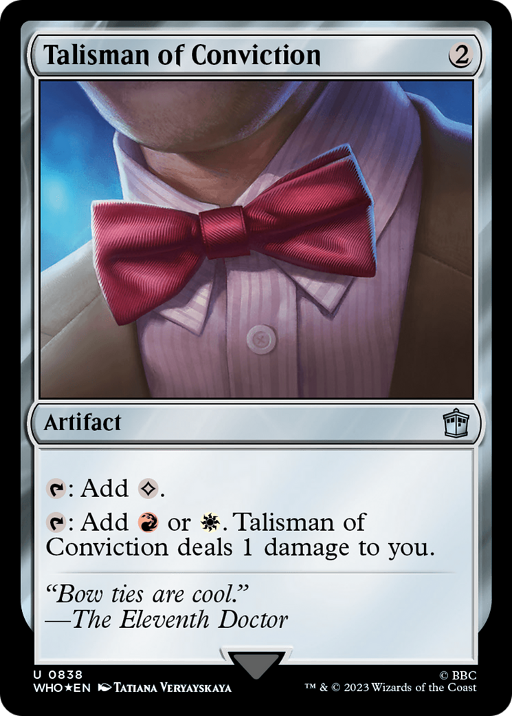 Talisman of Conviction (Surge Foil) [Doctor Who] | Gamer Loot