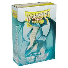 Dragon Shield 60ct Deck Protector Mini Matte Turquoise | Gamer Loot
