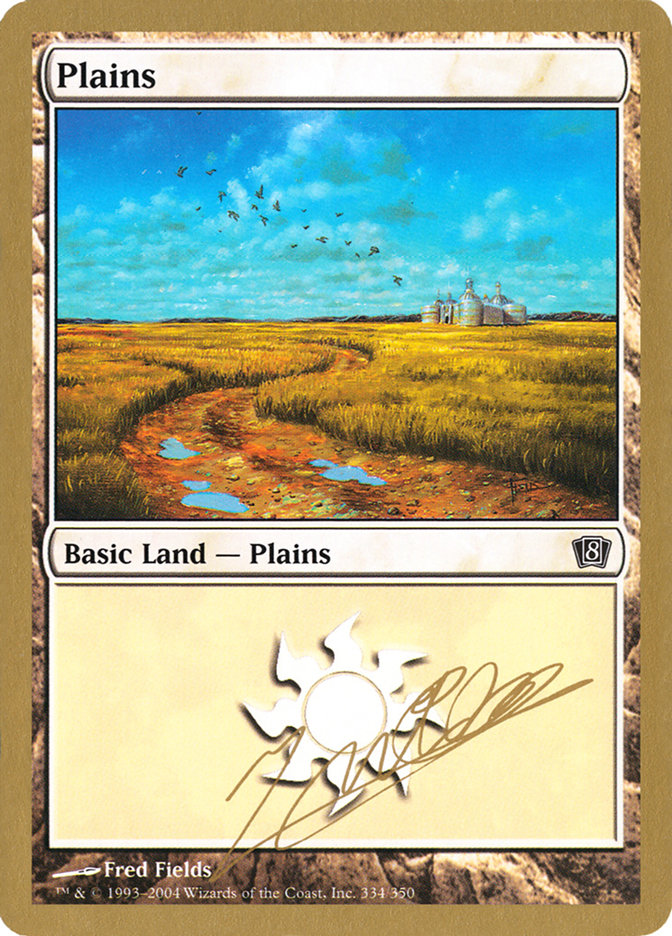 Plains (jn334) (Julien Nuijten) [World Championship Decks 2004] | Gamer Loot