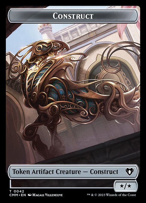 Treasure // Construct (0042) Double-Sided Token [Commander Masters Tokens] | Gamer Loot