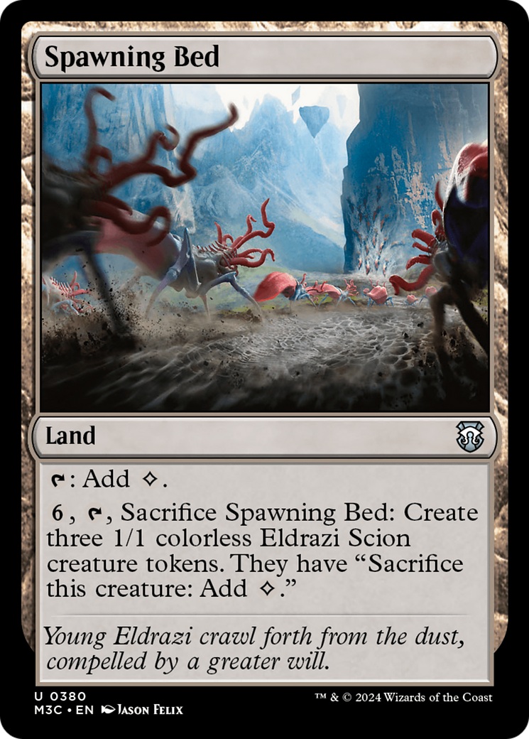 Spawning Bed (Ripple Foil) [Modern Horizons 3 Commander] | Gamer Loot