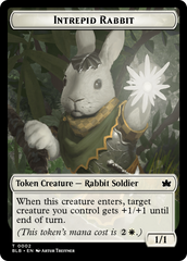 Wall // Intrepid Rabbit Double-Sided Token [Bloomburrow Tokens] | Gamer Loot