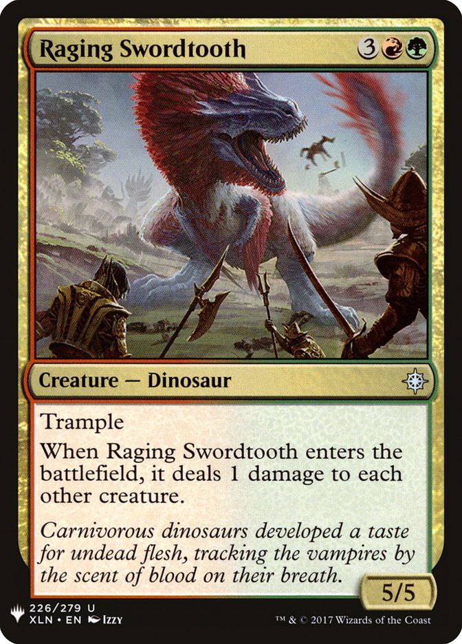 Raging Swordtooth [Mystery Booster] | Gamer Loot