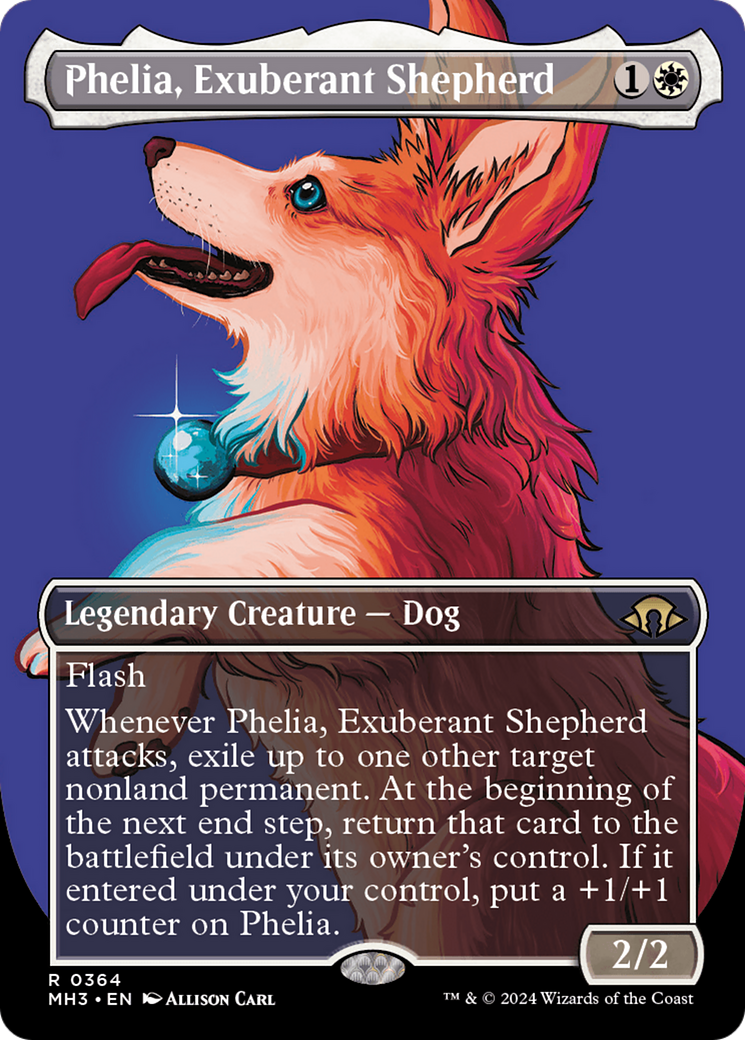 Phelia, Exuberant Shepherd (Borderless) [Modern Horizons 3] | Gamer Loot