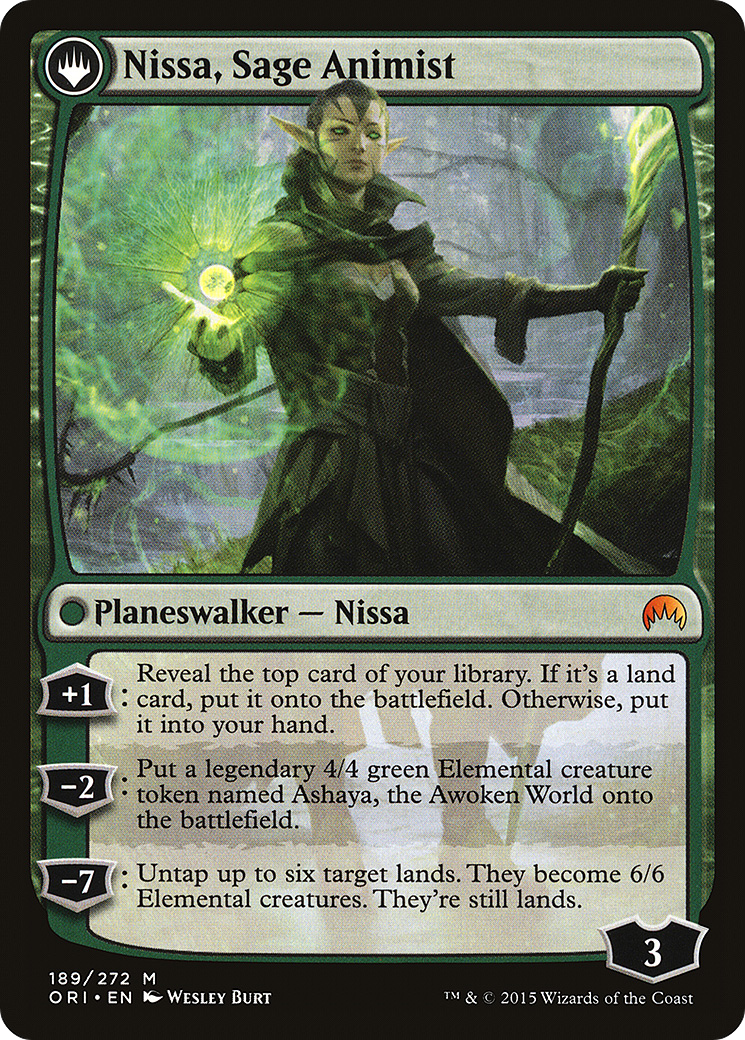 Nissa, Vastwood Seer // Nissa, Sage Animist [Secret Lair: From Cute to Brute] | Gamer Loot