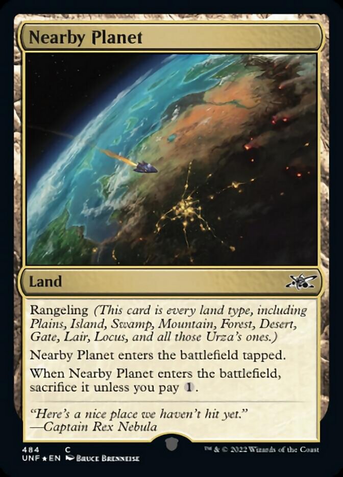 Nearby Planet (Galaxy Foil) [Unfinity] | Gamer Loot