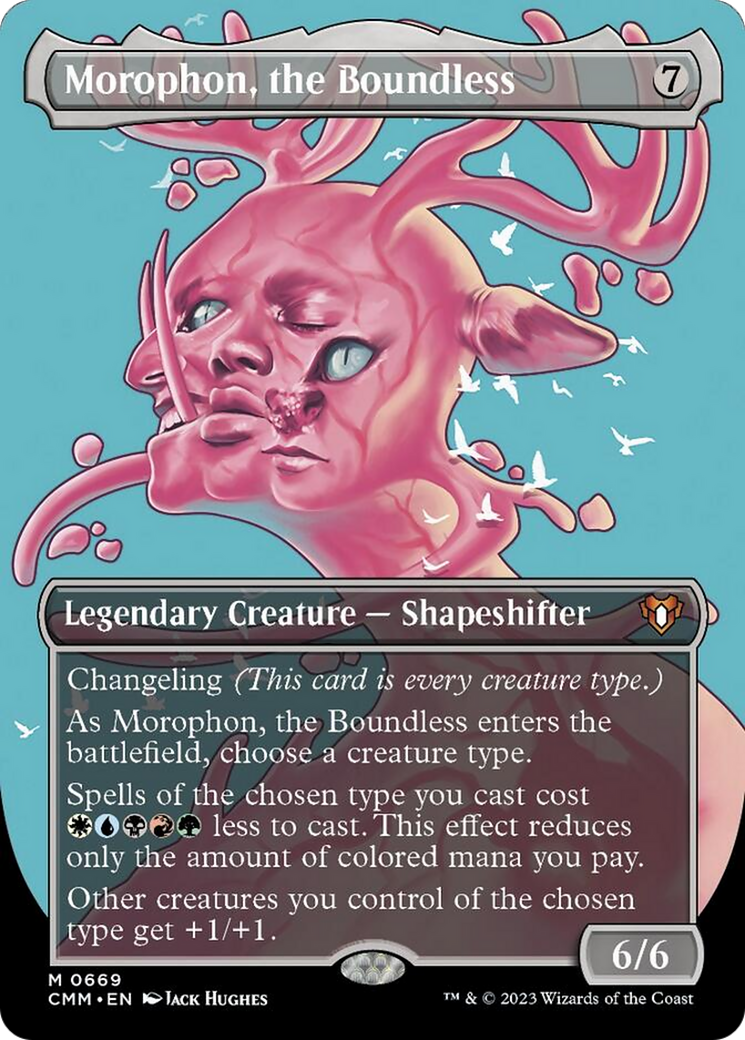 Morophon, the Boundless (Borderless Profile) [Commander Masters] | Gamer Loot