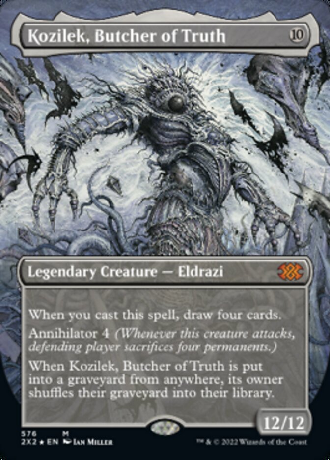 Kozilek, Butcher of Truth (Textured Foil) [Double Masters 2022] | Gamer Loot