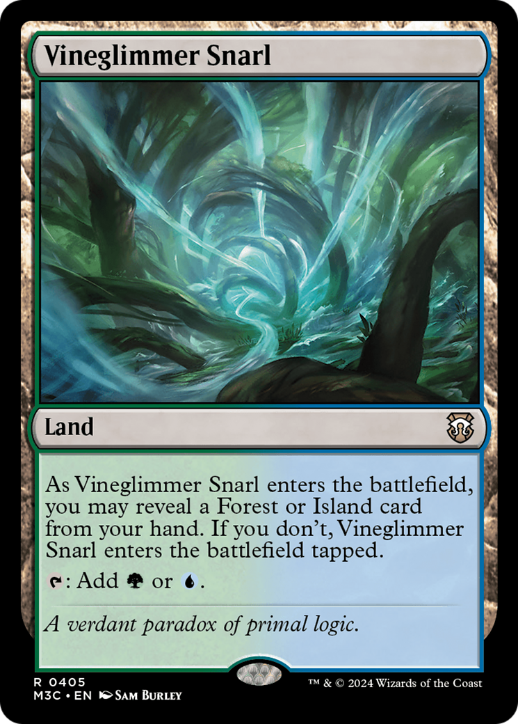 Vineglimmer Snarl (Ripple Foil) [Modern Horizons 3 Commander] | Gamer Loot