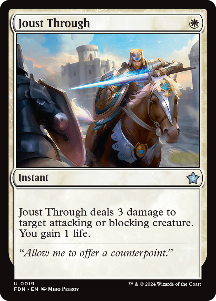 Joust Through [Foundations] | Gamer Loot