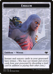 Elemental (008) // Wrenn and Six Emblem (021) Double-Sided Token [Modern Horizons Tokens] | Gamer Loot