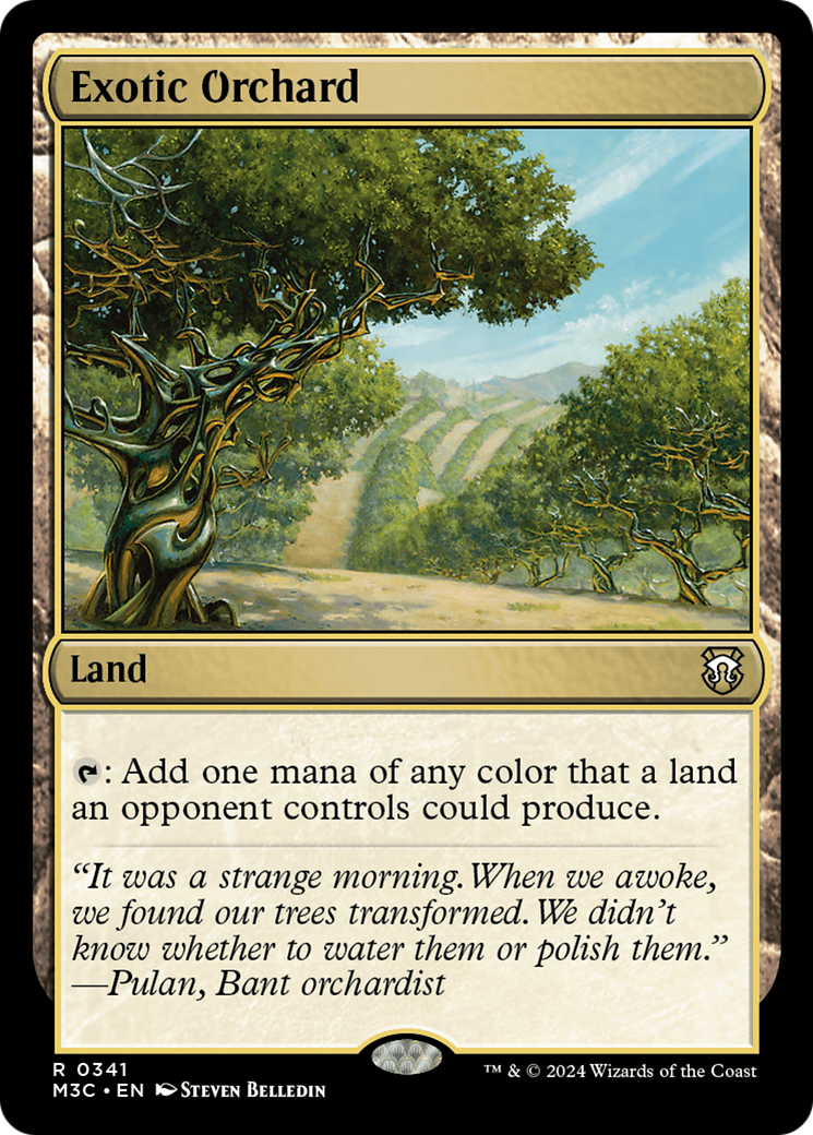 Exotic Orchard (Ripple Foil) [Modern Horizons 3 Commander] | Gamer Loot