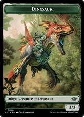 Gnome // Dinosaur (0010) Double-Sided Token [The Lost Caverns of Ixalan Tokens] | Gamer Loot