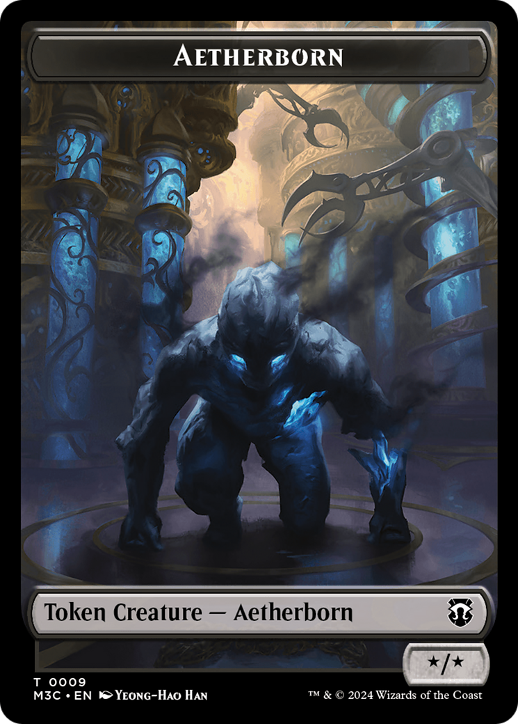 Aetherborn // Thopter Double-Sided Token [Modern Horizons 3 Commander Tokens] | Gamer Loot