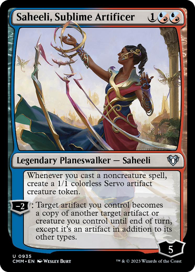 Saheeli, Sublime Artificer [Commander Masters] | Gamer Loot