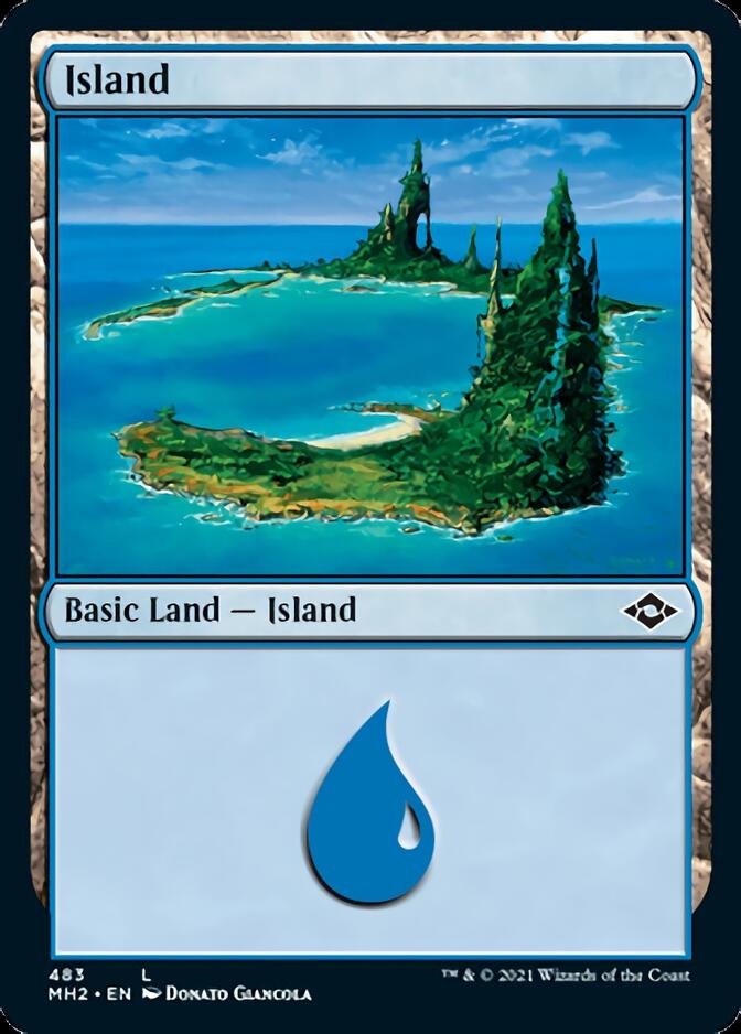 Island (483) (Foil Etched) [Modern Horizons 2] | Gamer Loot