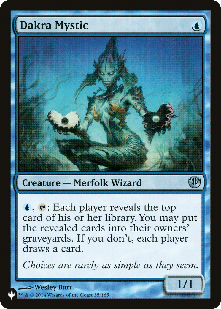 Dakra Mystic [The List Reprints] | Gamer Loot