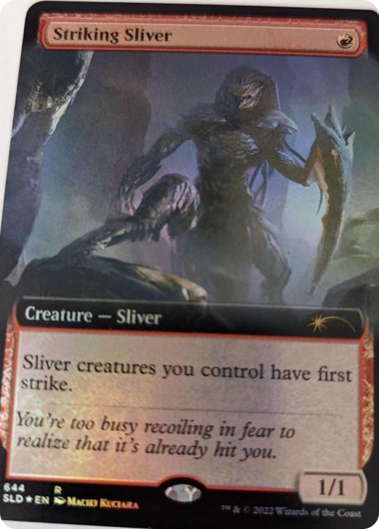 Striking Sliver (Extended Art) [Secret Lair Drop Series] | Gamer Loot