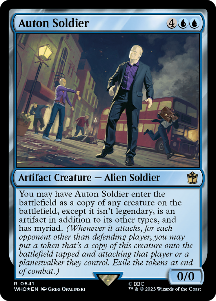 Auton Soldier (Surge Foil) [Doctor Who] | Gamer Loot