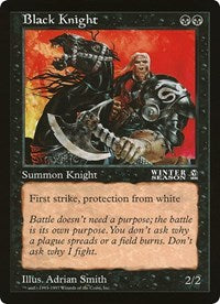 Black Knight (Oversized) [Oversize Cards] | Gamer Loot